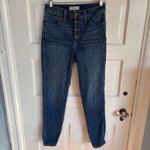 Madewell Curvy Roadtripper Blue Jeans